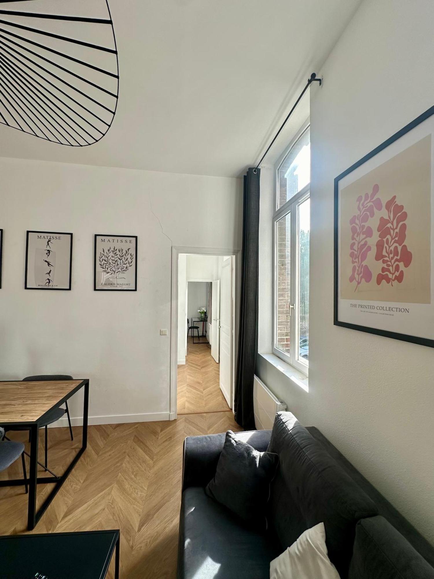 Spacieux Appt Haussmannien Parking Prive アミアン エクステリア 写真